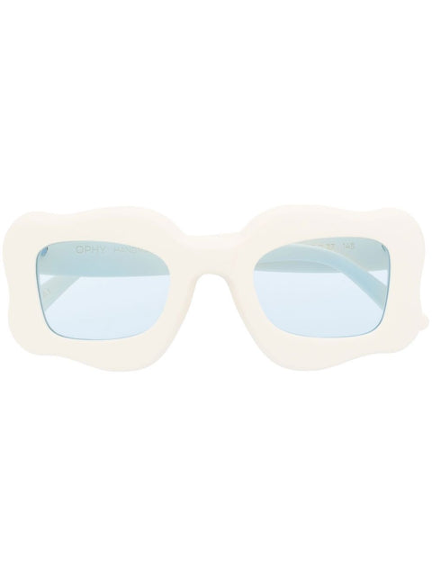 Bonsai oversized curved-frame sunglasses