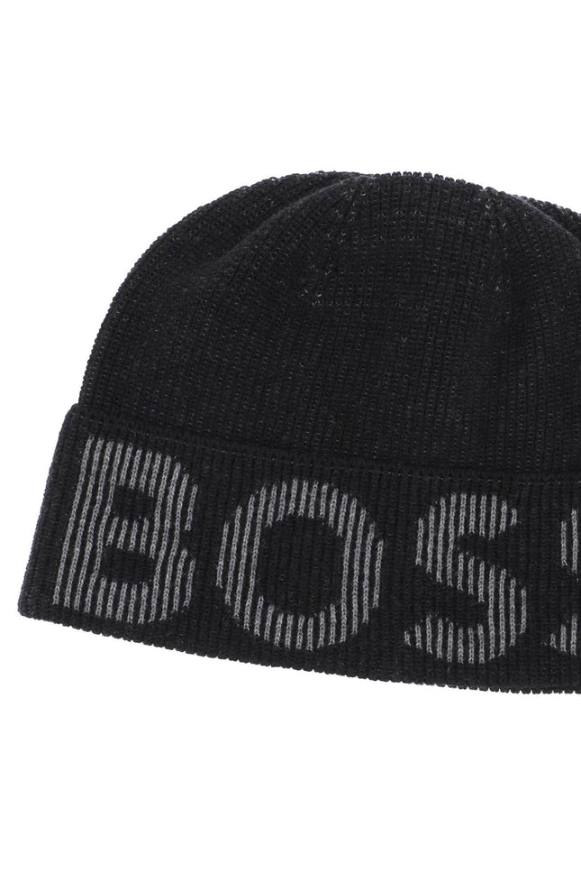 Boss lamico logo beanie-men > accessories > scarves hats & gloves > hats-Boss-os-Mixed colours-Urbanheer