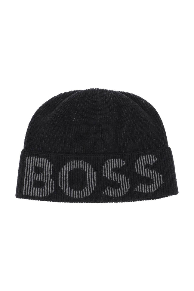 Boss lamico logo beanie-men > accessories > scarves hats & gloves > hats-Boss-os-Mixed colours-Urbanheer