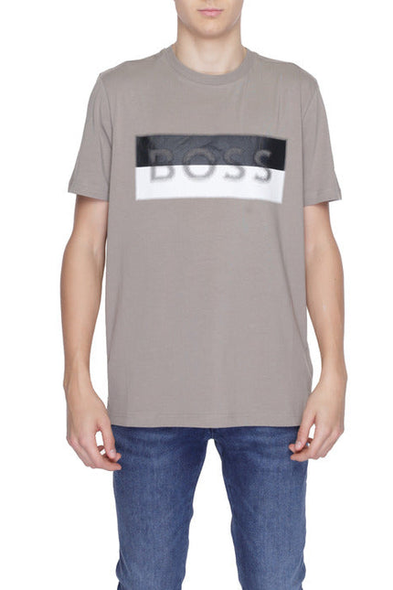 Boss Men T-Shirt-Clothing T-shirts-Boss-grey-S-Urbanheer