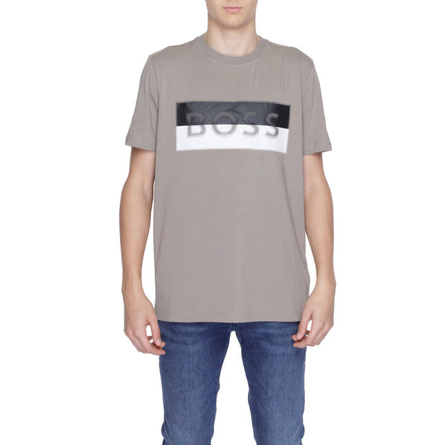 Boss Men T-Shirt-Clothing T-shirts-Boss-grey-S-Urbanheer