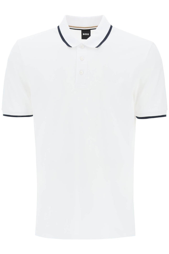 Boss polo shirt with contrasting edges-men > clothing > t-shirts and sweatshirts > polos-Boss-Urbanheer