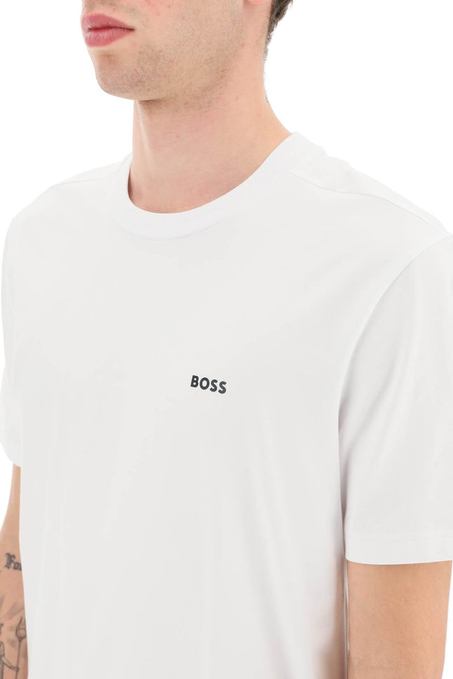 Boss stretch cotton t-shirt-men > clothing > t-shirts and sweatshirts > t-shirts-Boss-m-White-Urbanheer