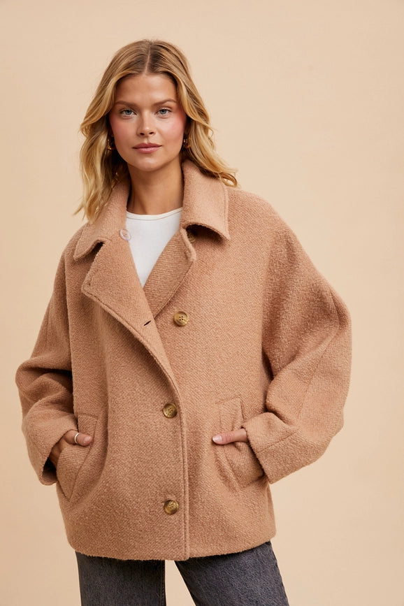 Boucle Jacket LIGHT FAWN-Jacket-In Loom-S-LIGHT FAWN-Urbanheer