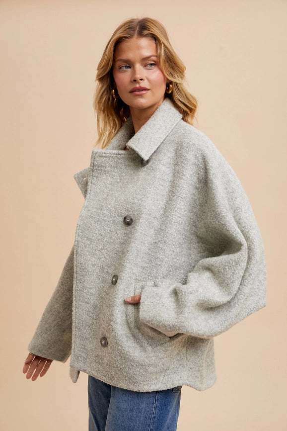 Boucle Jacket MARLED SILVER-Jacket-In Loom-S-MARLED SILVER-Urbanheer