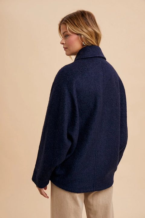 Boucle Jacket MIDNIGHT NAVY-Jacket-In Loom-S-MIDNIGHT NAVY-Urbanheer