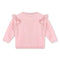 Bouquet Embroidered Pointelle Knit Baby Cardigan (Organic)-Cardigan-Viverano Organics-0-3M-Blush Pink-Urbanheer