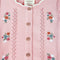 Bouquet Embroidered Pointelle Knit Baby Cardigan (Organic)-Cardigan-Viverano Organics-0-3M-Blush Pink-Urbanheer