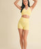 Bow Detail Double Layered Bra and Shorts Set-Set-KIMBERLY C-S-Lemon-Urbanheer