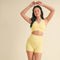 Bow Detail Double Layered Bra and Shorts Set-Set-KIMBERLY C-S-Lemon-Urbanheer