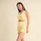 Bow Detail Double Layered Bra and Shorts Set-Set-KIMBERLY C-S-Lemon-Urbanheer