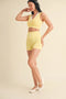 Bow Detail Double Layered Bra and Shorts Set-Set-KIMBERLY C-S-Lemon-Urbanheer