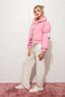 Bow Puffer Jacket Pink-Jacket-Pretty Garbage-S-Urbanheer