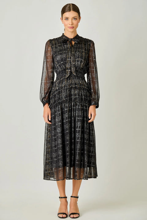 Bow Tie Chiffon Dress