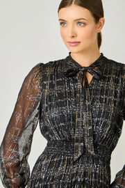 Bow Tie Chiffon Dress