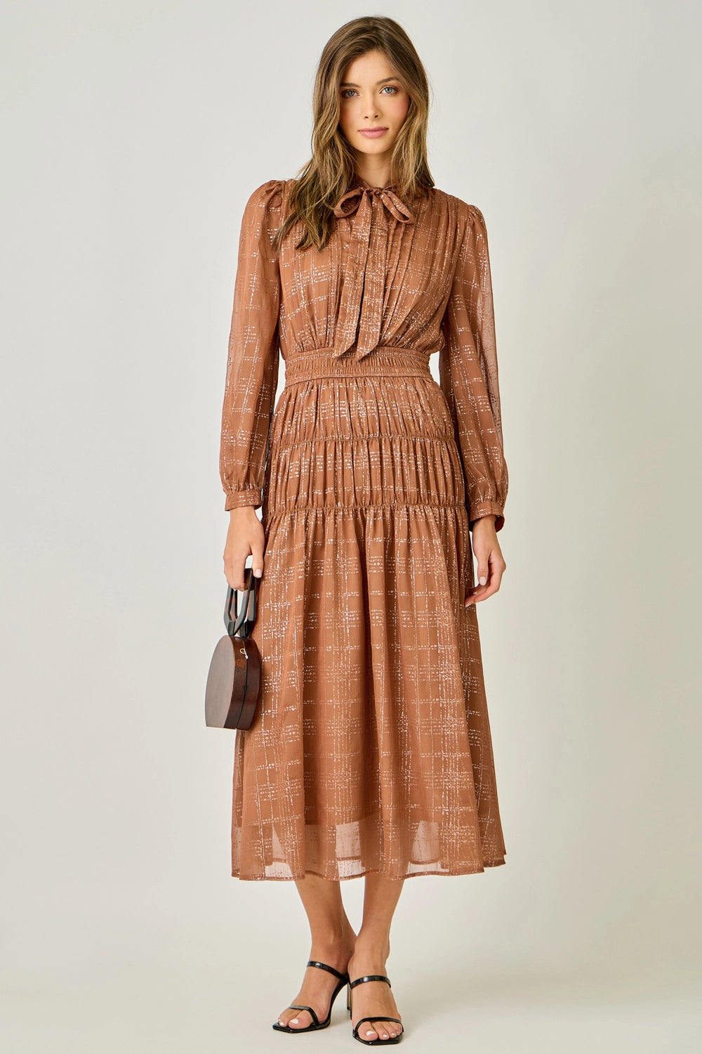 Bow Tie Chiffon Dress