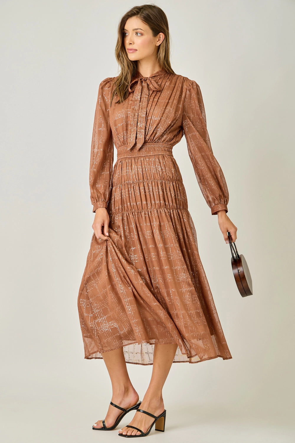 Bow Tie Chiffon Dress