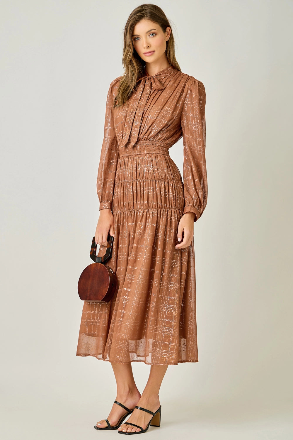 Bow Tie Chiffon Dress