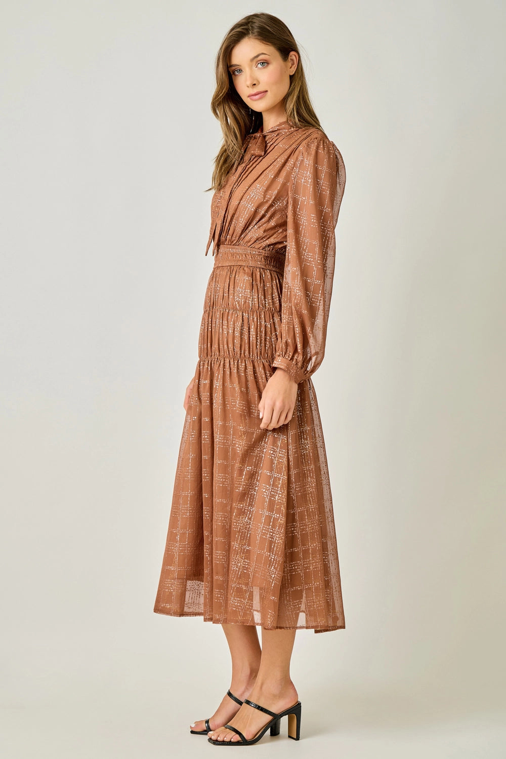 Bow Tie Chiffon Dress