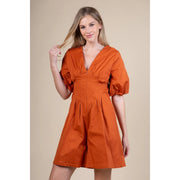 Box Pleat Waist Cropped Jumpsuit RUST-Jumpsuit-AZURA-S-RUST-Urbanheer