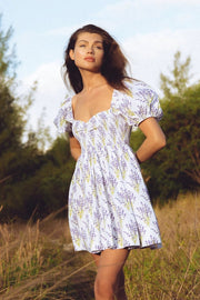 Brac Women'S Floral Mini Dress-Dress-Cousin The Label (Krewe du Q)-S-Lavender-Urbanheer