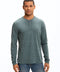 Braeden Black Fleck Long Sleeve Triblend Henley
