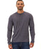 Braeden Black Fleck Long Sleeve Triblend Henley