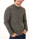 Braeden Black Fleck Long Sleeve Triblend Henley