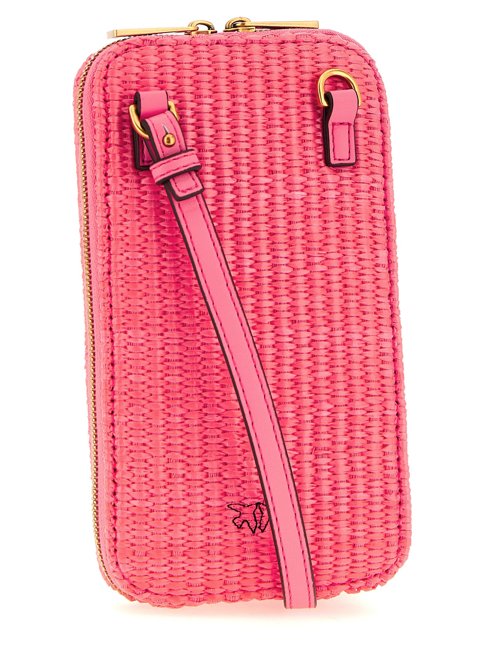 Braided Raffia Smartphone Holder for Travel