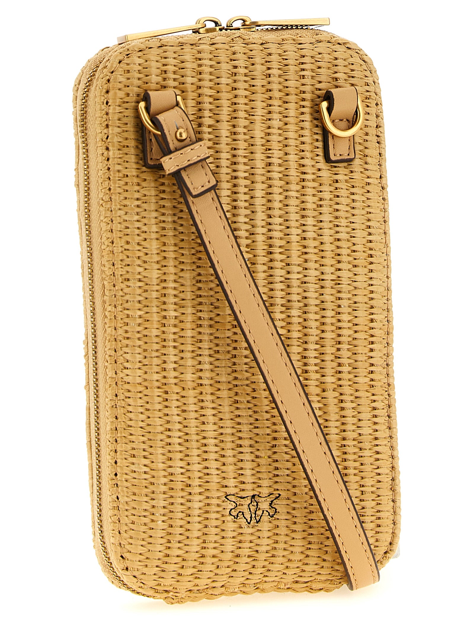 Braided Raffia Travel Smartphone Holder