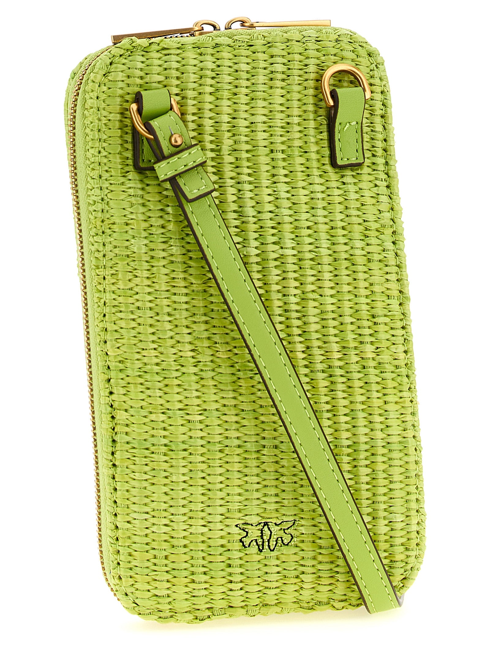 Braided Raffia Travel Smartphone Holder