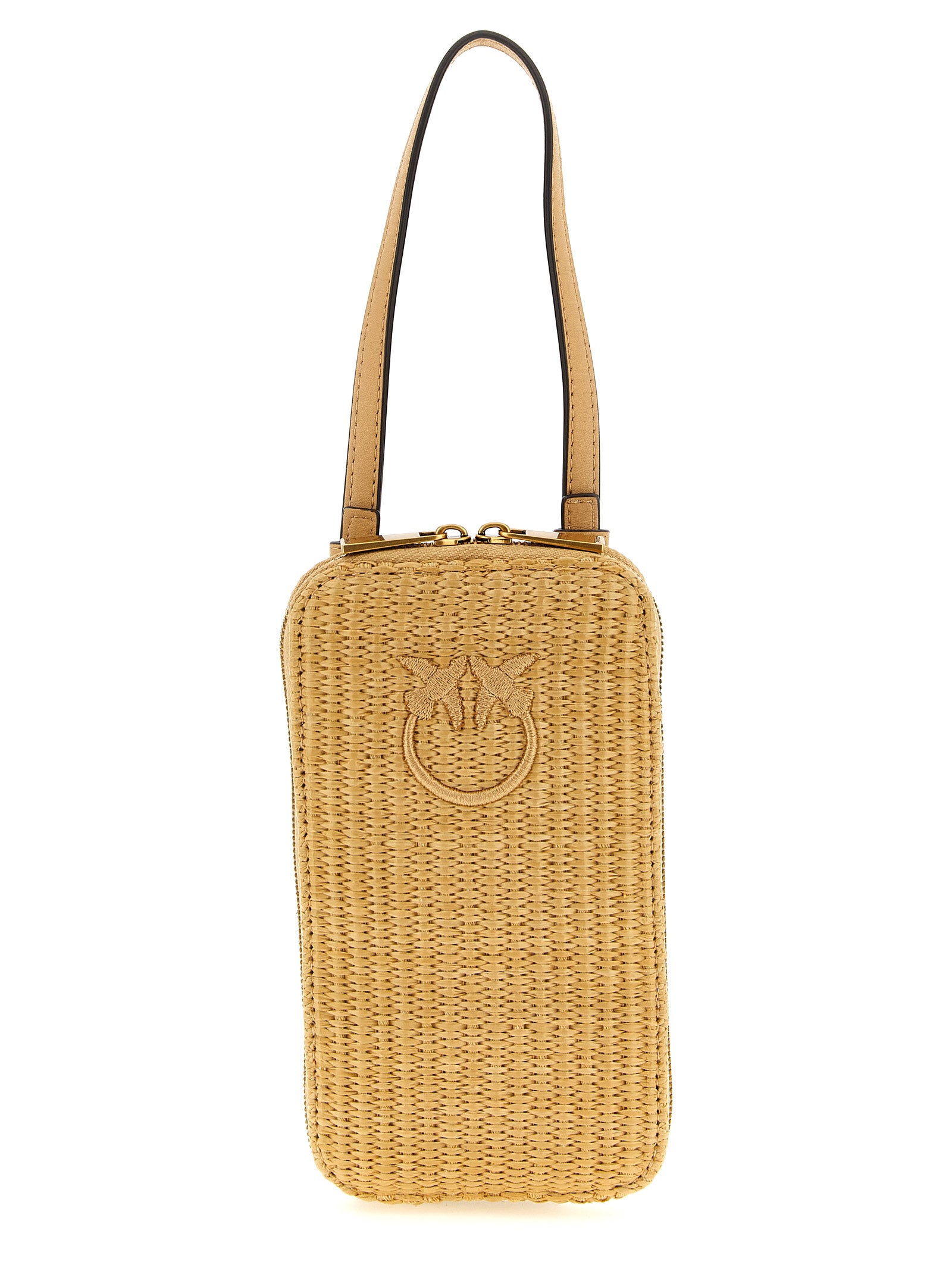 Braided Raffia Travel Smartphone Holder