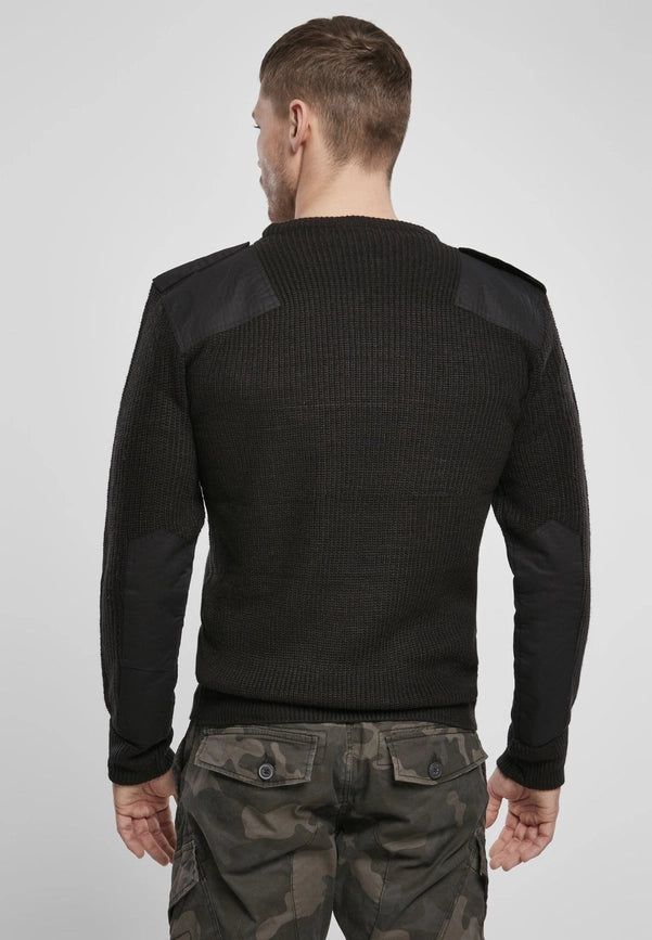 Brandit Military Sweater Black-Sweater-Norvine-S-Urbanheer