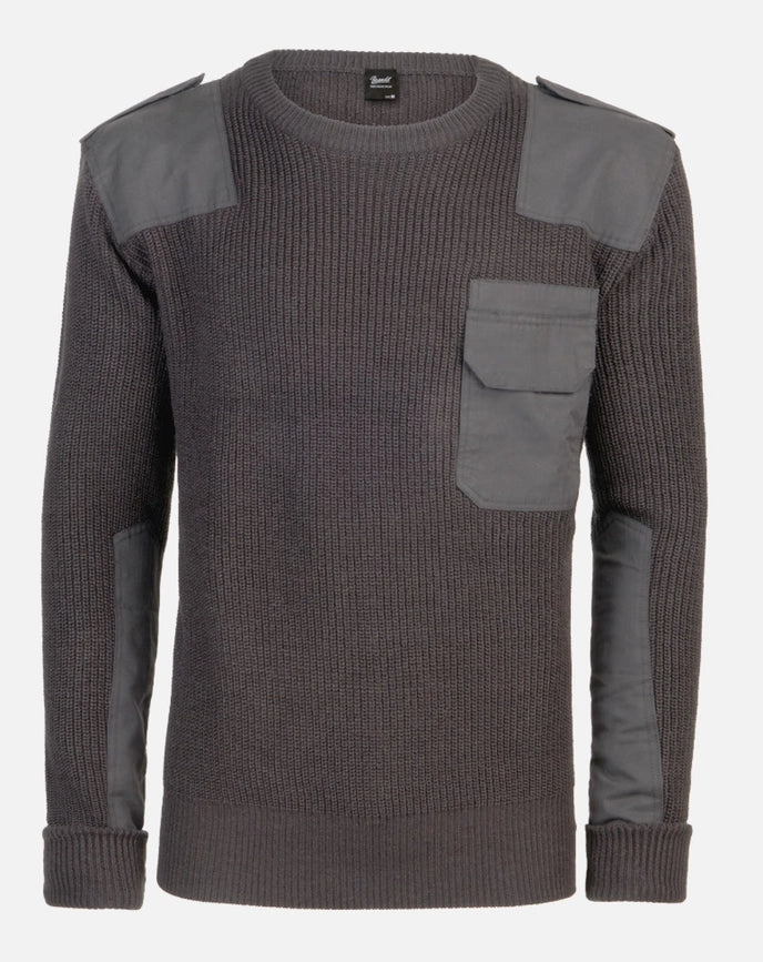 Brandit Military Sweater-Sweater-Norvine-S-anthracite-Urbanheer