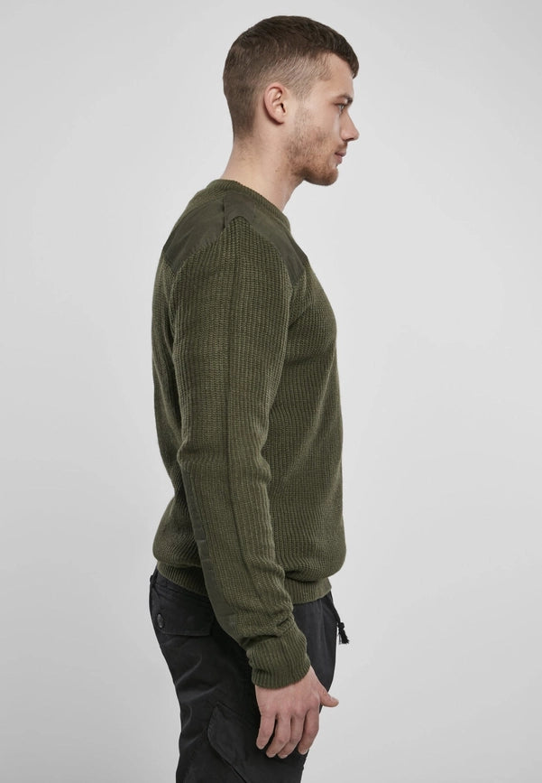 Brandit Military Sweater-Sweater-Norvine-S-olive-Urbanheer