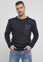 Brandit Military Sweater navy-Sweater-Norvine-S-Urbanheer