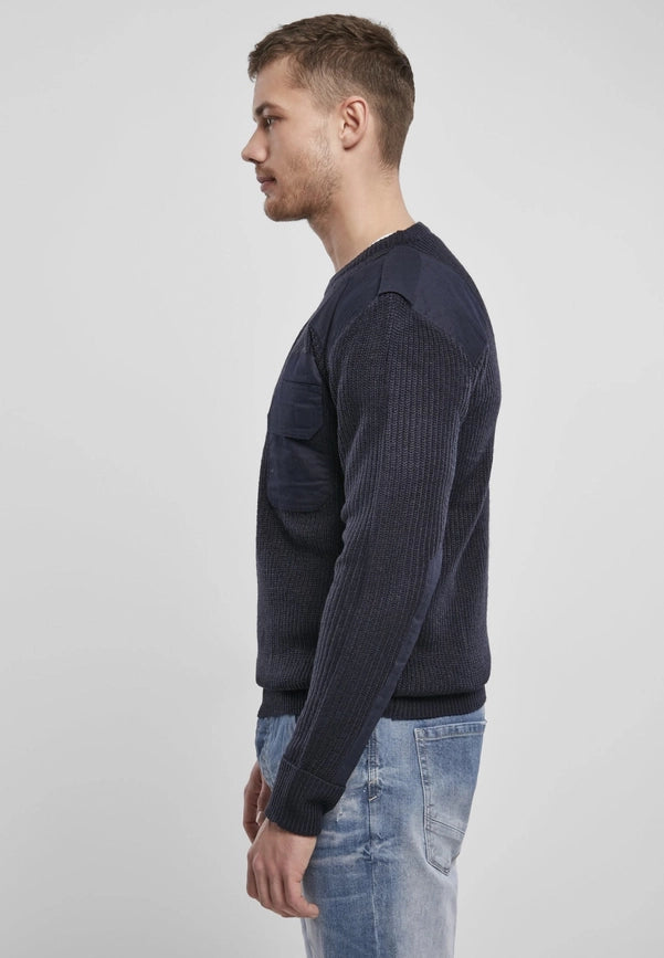 Brandit Military Sweater navy-Sweater-Norvine-S-Urbanheer