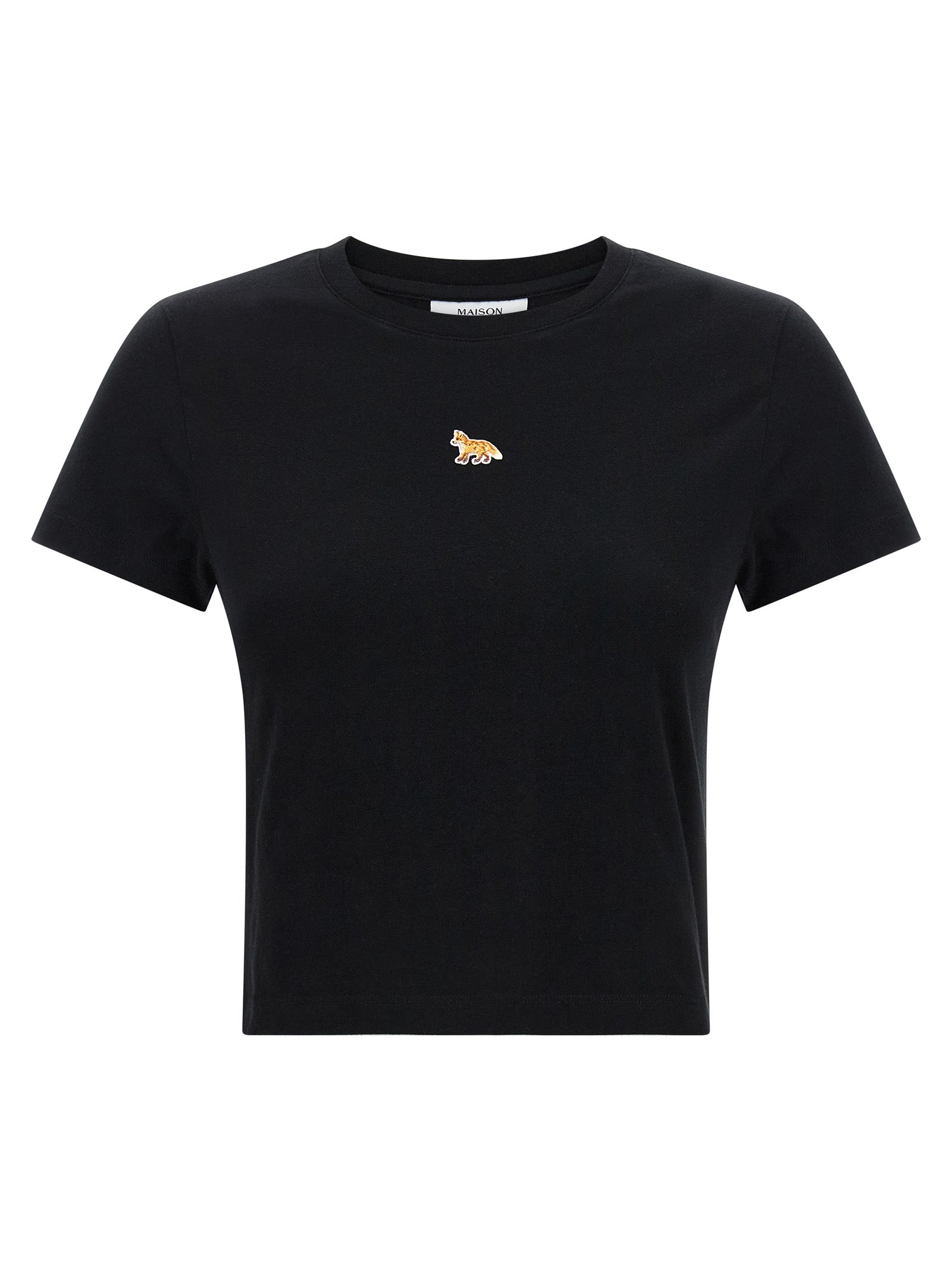 Breathable Cotton Baby Fox Cropped T-Shirt