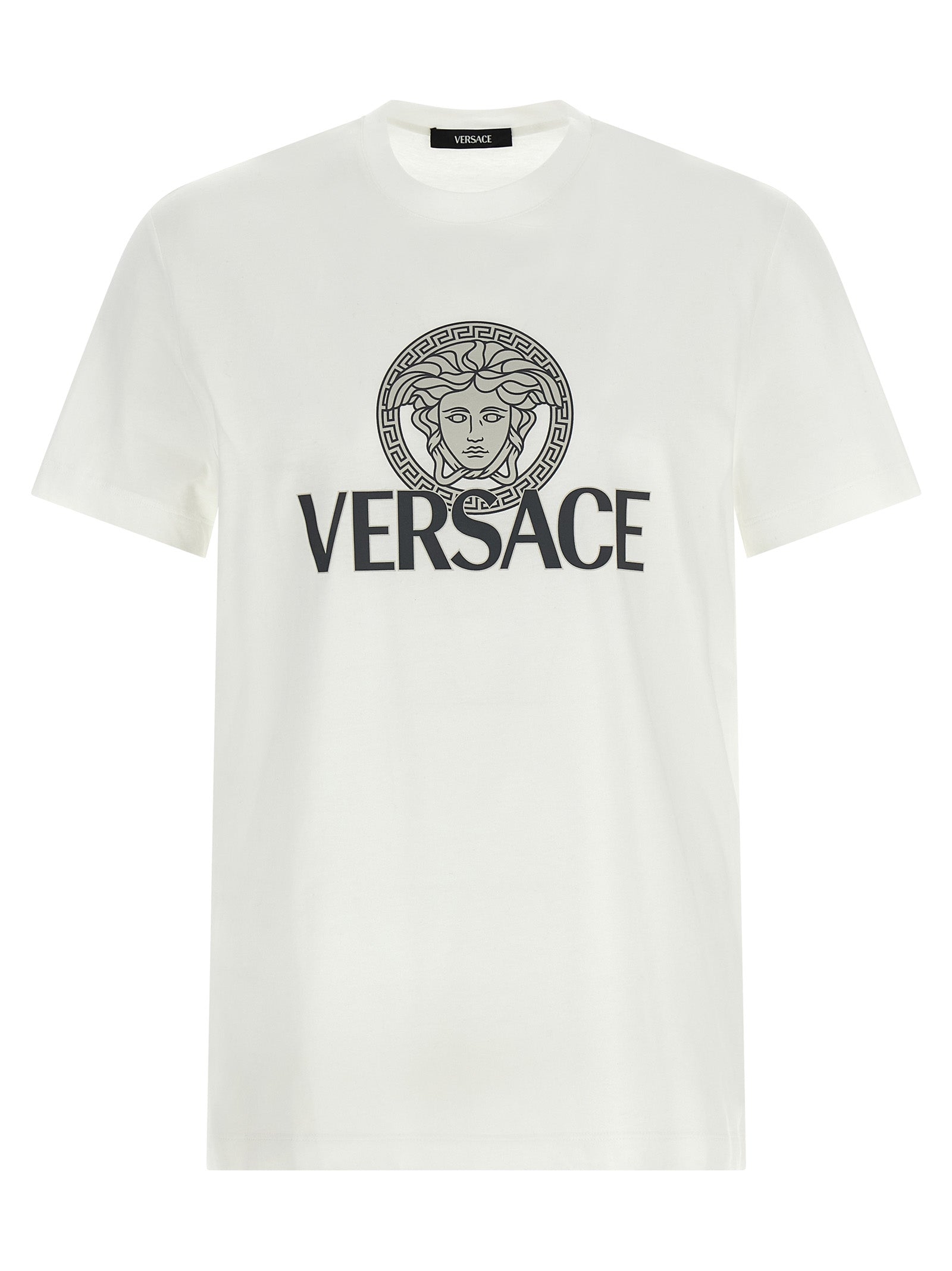Breathable Cotton Jersey Medusa T-Shirt