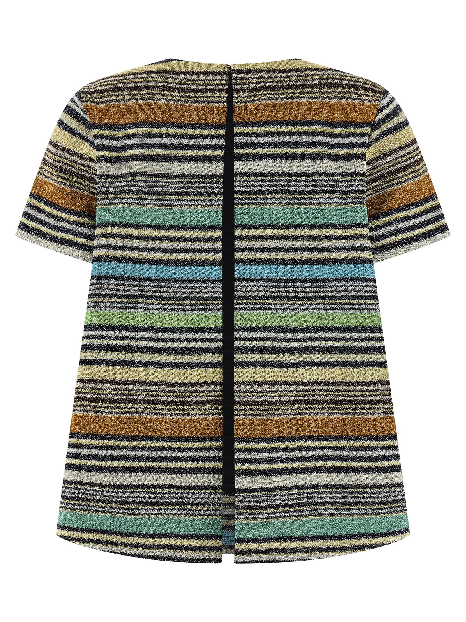Breathable Lamé Viscose Tee for Everyday Comfort