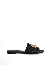 Breathable Woven Raffia Summer Slip-On Slippers