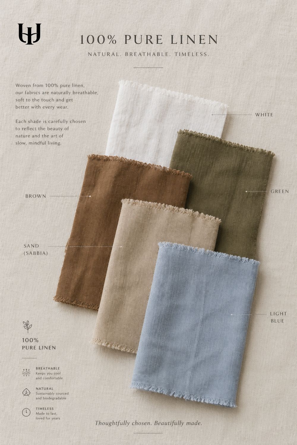 Breathe Sabbia Linen Oversize Shirt