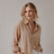 Breathe Sabbia Linen Oversize Shirt