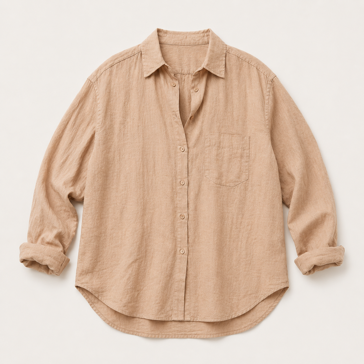 Breathe Sabbia Linen Oversize Shirt