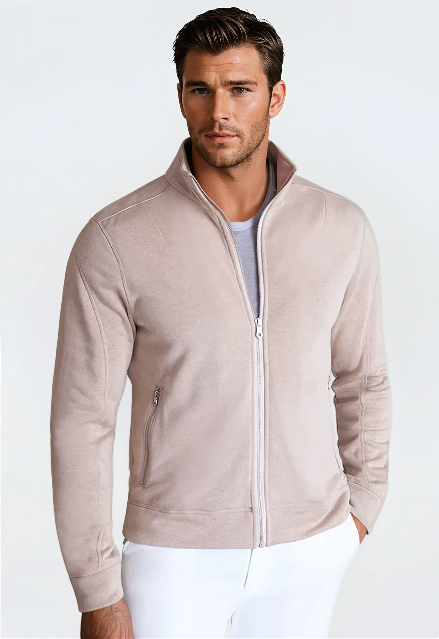 Breckenridge Full-Zip Sweatshirt - Camel