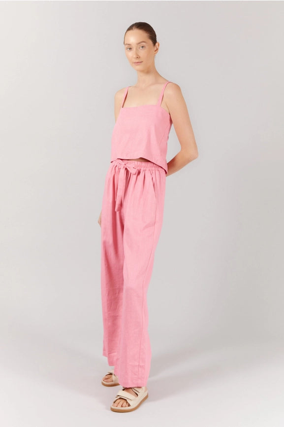 Breeze Crop Top - Pink-Top-BEFORE ANYONE ELSE-M/L-PINK-Urbanheer