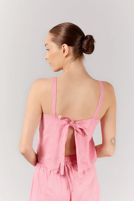 Breeze Crop Top - Pink-Top-Before Anyone Else-M/L-PINK-Urbanheer