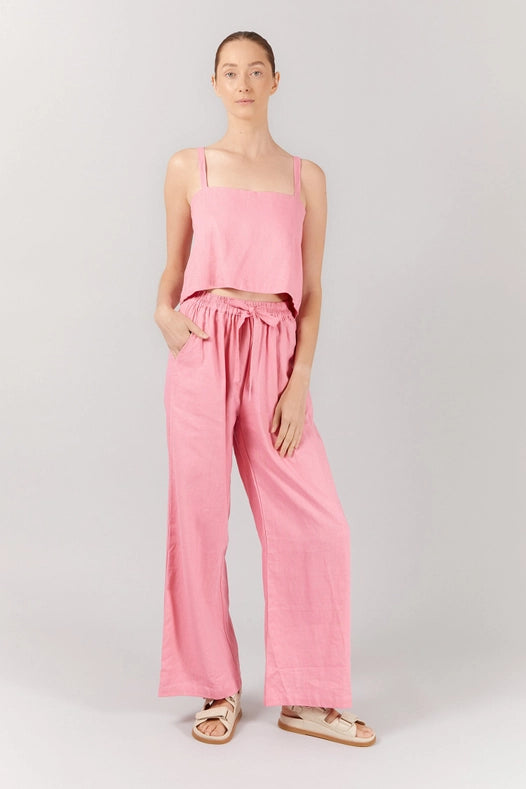 Breeze Crop Top - Pink-Top-Before Anyone Else-M/L-PINK-Urbanheer