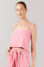Breeze Crop Top - Pink-Top-Before Anyone Else-M/L-PINK-Urbanheer