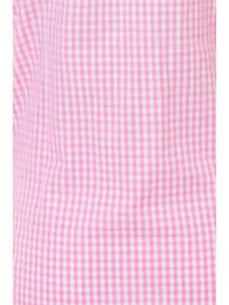 Breezy Blouson Dress - Gingham Pink-Dress-Gretchen Scott LLC-XXS-Pink-Urbanheer